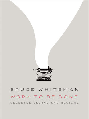 Work to Be Done - ebook